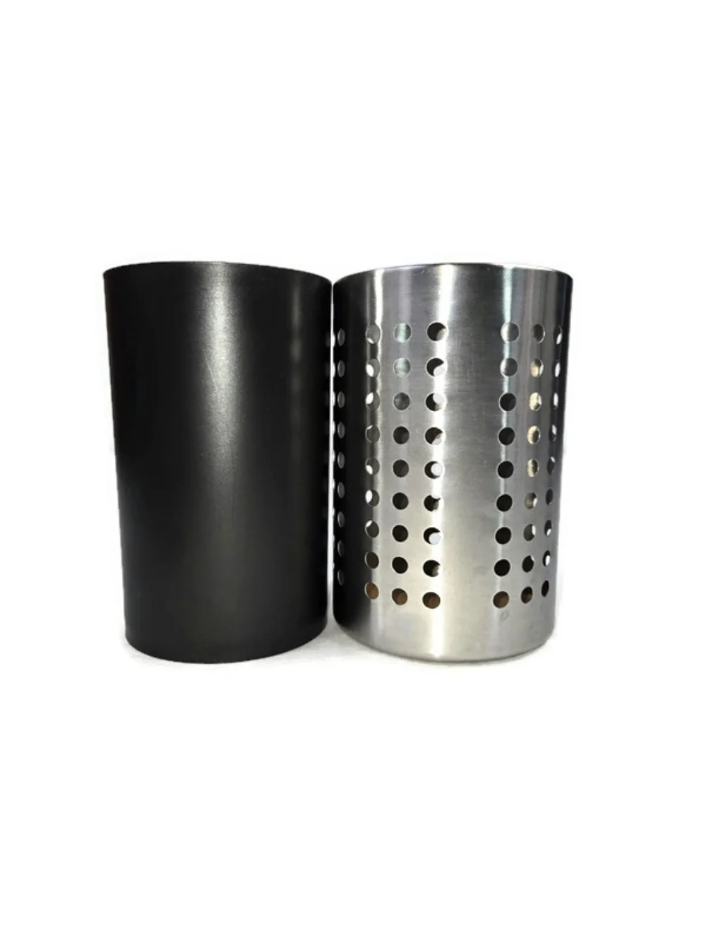 IKEA Stainless Utensil Holder w Plastic Insert Kitchen Organizer NWOT